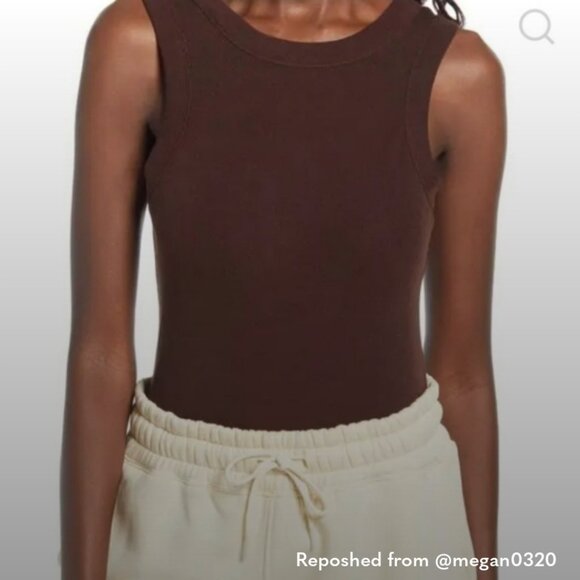 4th and Reckless Tops - 4th and Reckless Allie Ribbed Sleeveless Bodysuit